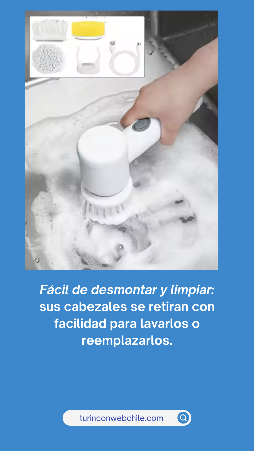 CEPILLO LIMPIEZA MULTIFUNCIONAL 5en1