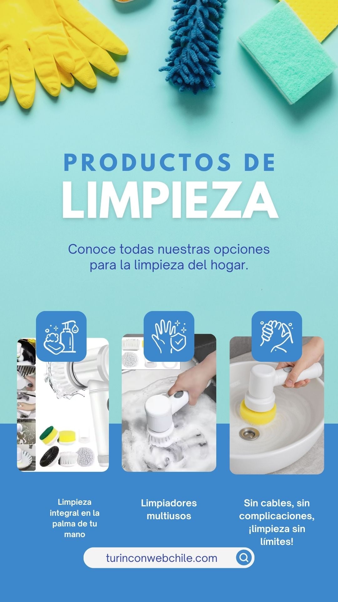CEPILLO LIMPIEZA MULTIFUNCIONAL 5en1